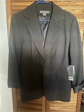 Josephine Chaus Dark Gray Women's Sport Coat Sz 10